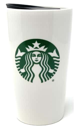 Starbucks 2020 Classic Green & White Traveler Tumbler Traveler Coffee Mug